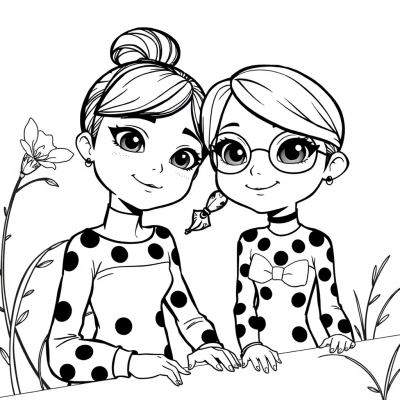 Alia and Chloe from Ladybug