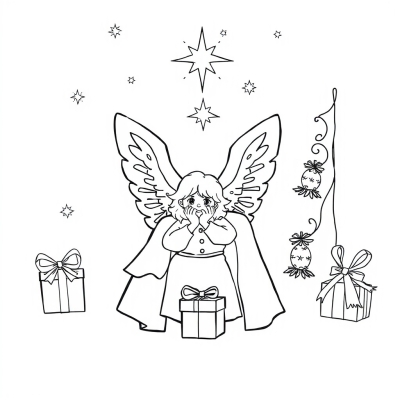 Angel and Christmas