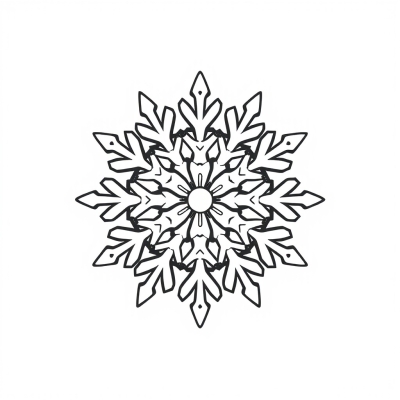 Angled Snowflake