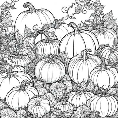 Anti-Stress Autumn and Pumpkins