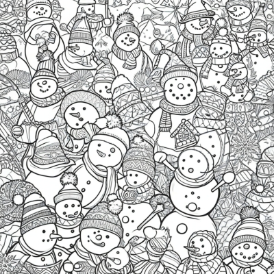 Anti-Stress Snowmen