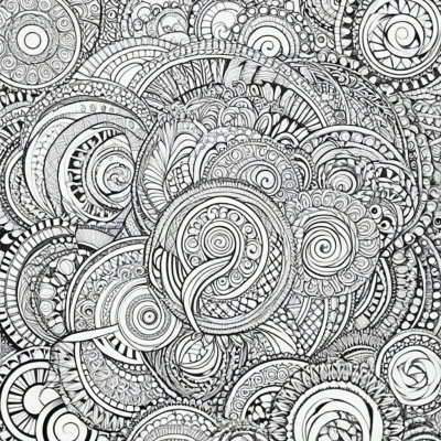 Anti-Stress Zentangle Circles