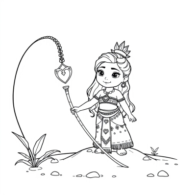 Little Moana and the Heart of Te Fiti