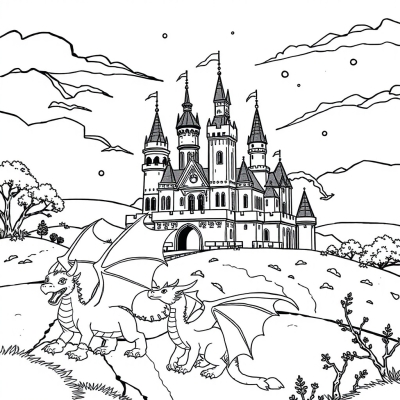 Beautiful Dragon Castle