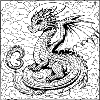 Big Dragon in the Sky
