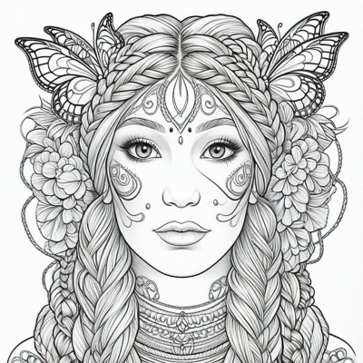Butterfly with Weavings
