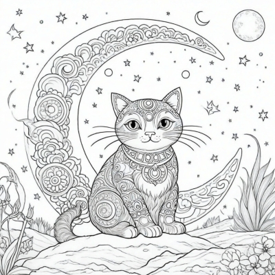 Cat on the Moon