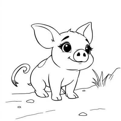 Charming Piglet Pua