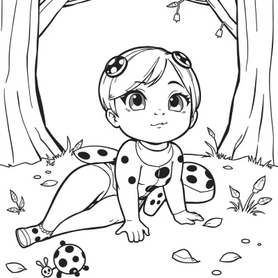 Chloe as Ladybug