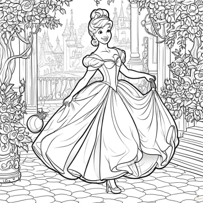 Cinderella Prepares for the Ball