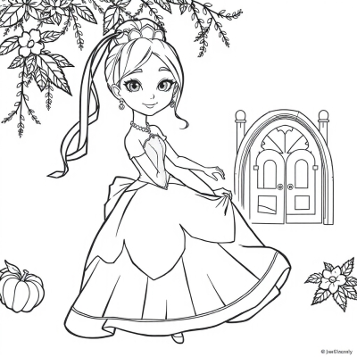 Cinderella in a Gorgeous Dress