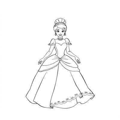 Cinderella in a Ball Gown