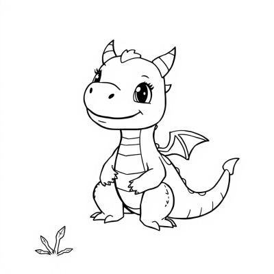 Cute Baby Dragon