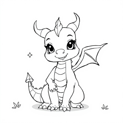 Cute Dragon Girl