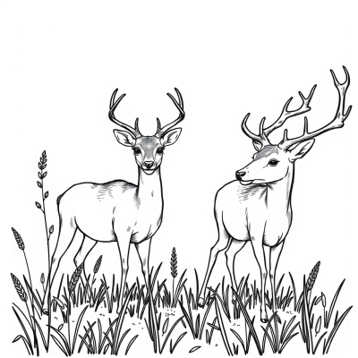 Deer in the Meadow