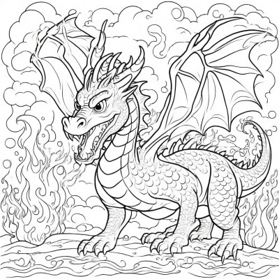 Dragon Breathing Fire