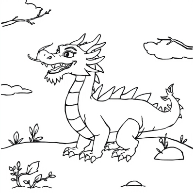Dragon in Chinese Style