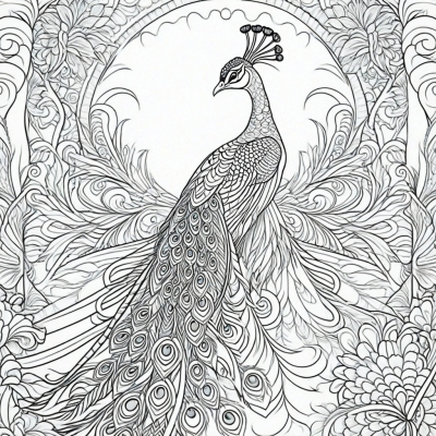 Elegant Peacock