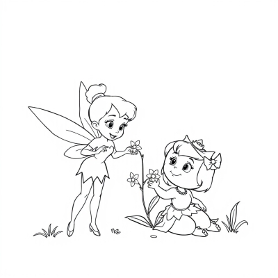 Tinker Bell and Forget-Me-Not Fairy