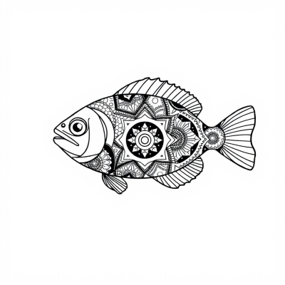 Fish with Intricate Patterns