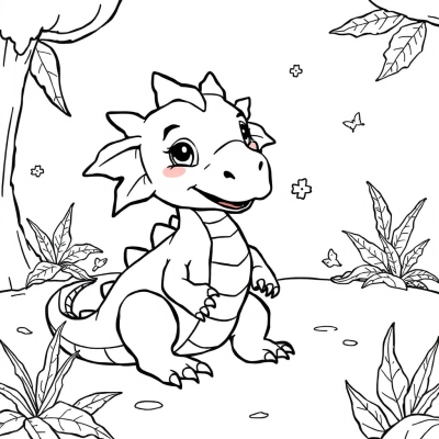 Funny Baby Dragon