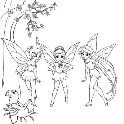 Friendly Fairies Flora, Fauna, and Merryweather