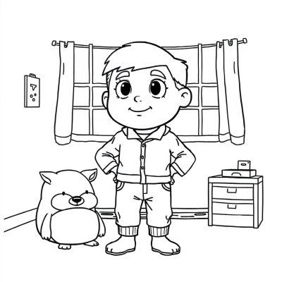 Greg in Pajamas