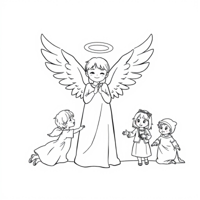 Guardian Angel and Children