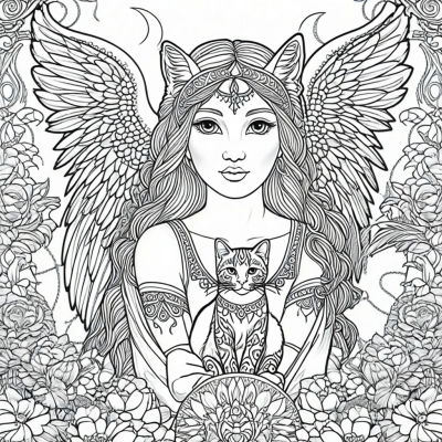 Cat Guardian Angel
