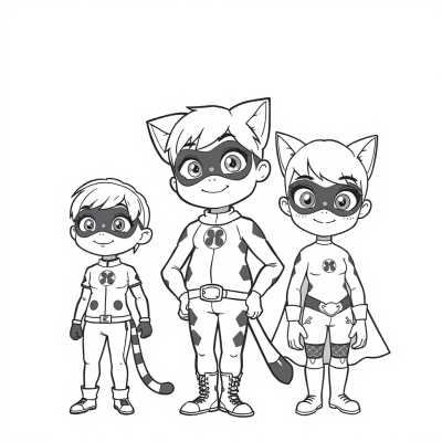 Ladybug and Cat Noir Team