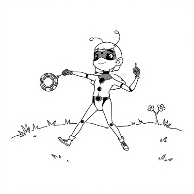 Ladybug Throws a Yo-Yo