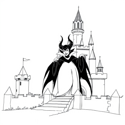Maleficent in the Castle
