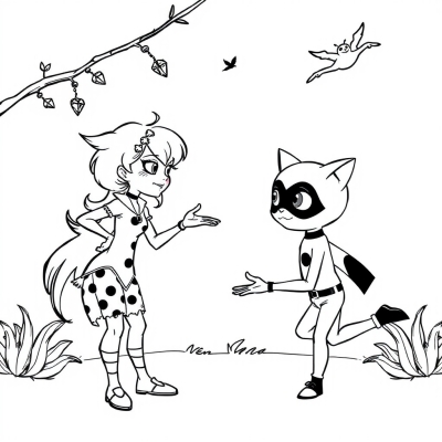 Marinette Sends Greetings to Adrien