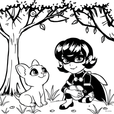 Marinette with Tikki