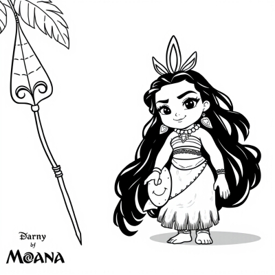 Moana and the Goddess Te Fiti