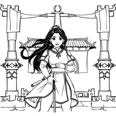 Mulan in Armor
