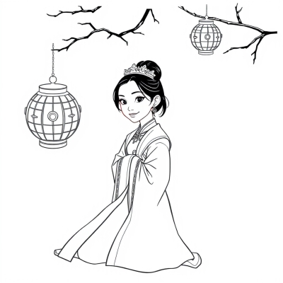 Mulan in National Costume