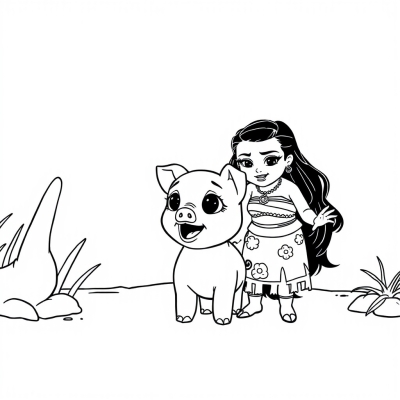 Scared Piglet Pua