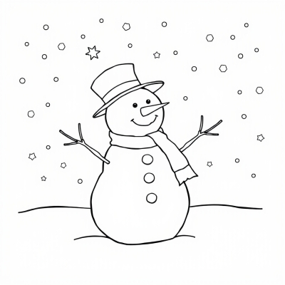 Snowman Greeting Card