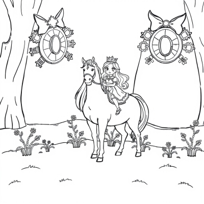 Princess and Her Horse