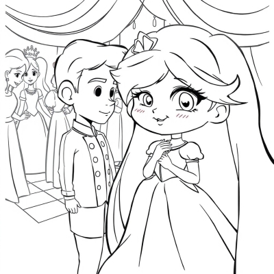 Princess and Prince at the Ball
