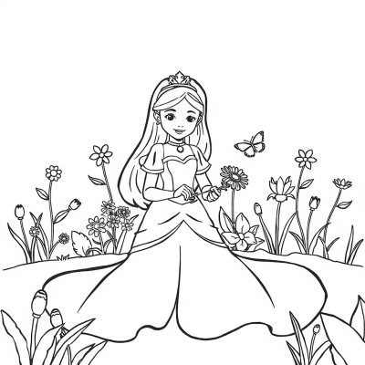 Princess in the Garden