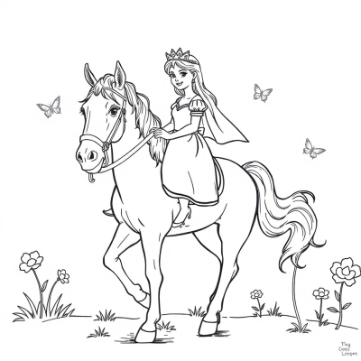 Princess on a Horse