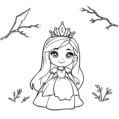 Princess with a Tiara