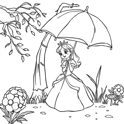 Princess with an Umbrella