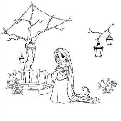 Rapunzel and Lanterns
