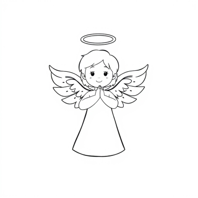 Simple Angel for Preschoolers