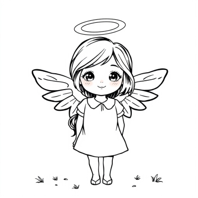Simple Girl Angel
