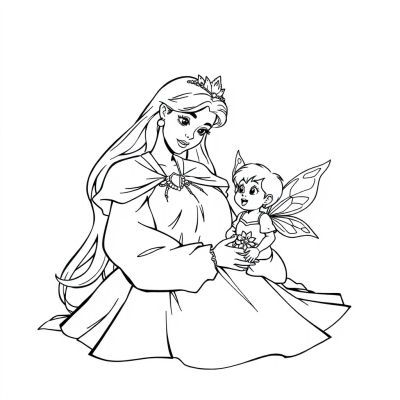 Sleeping Beauty and the Fairy