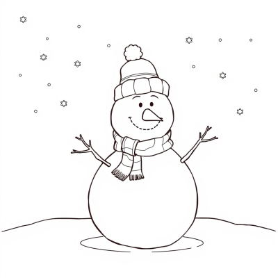 Smiling Snowman